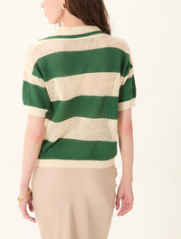 Chios Knit Polo Top