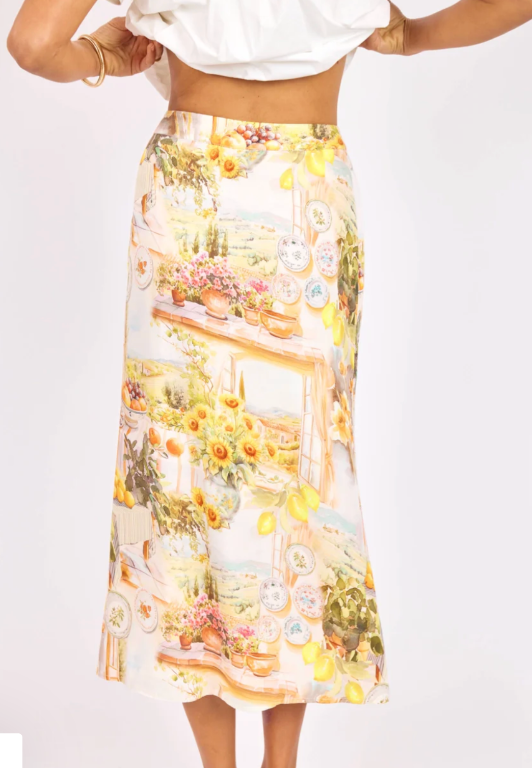 Lemoncello Midi Skirt