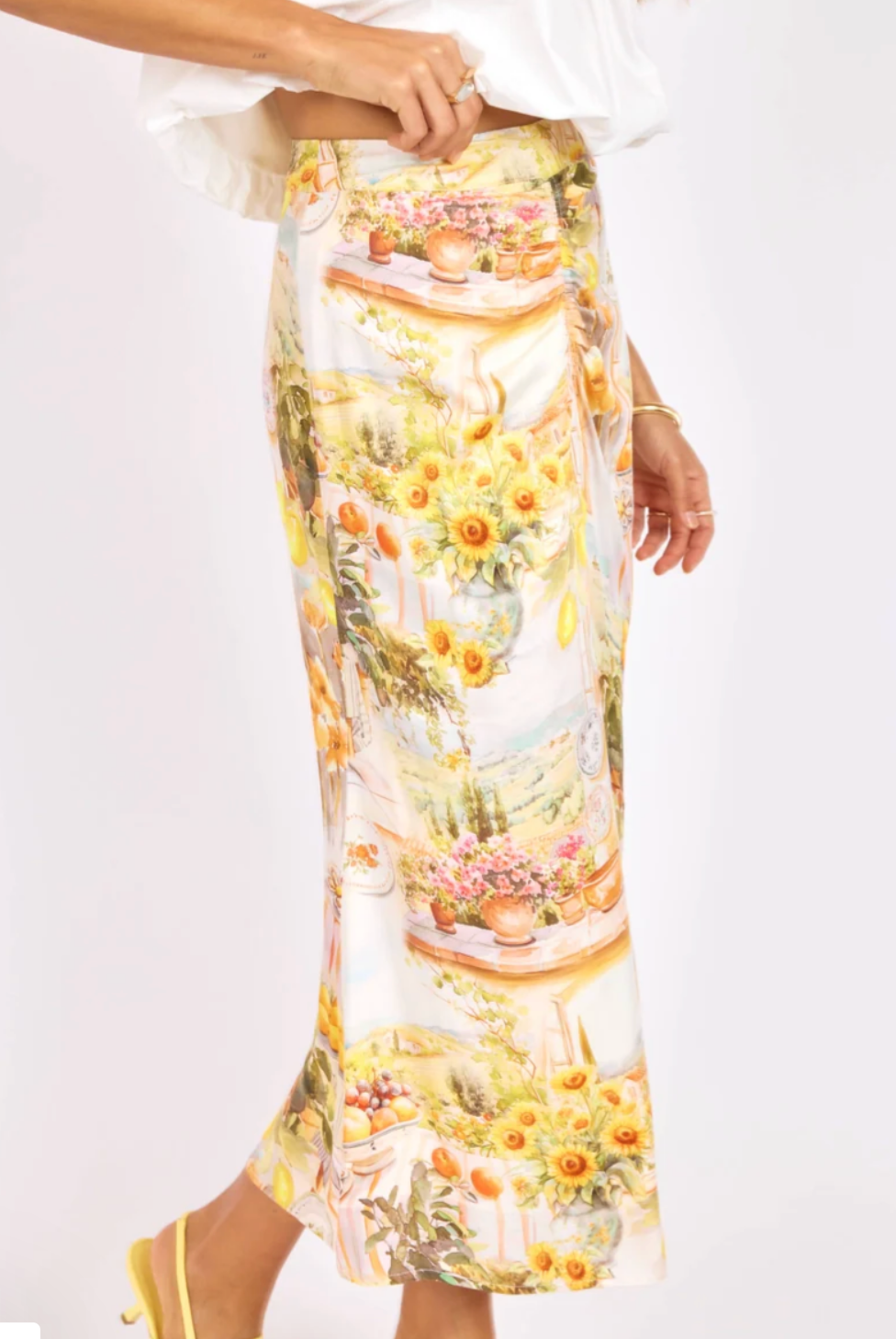 Lemoncello Midi Skirt