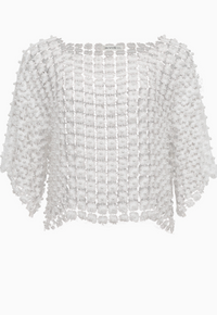 Blossom Crochet Top - White