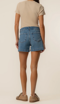 Jane High Rise Shorts - Medium Wash