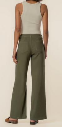 Meg Linen Pants - Forest
