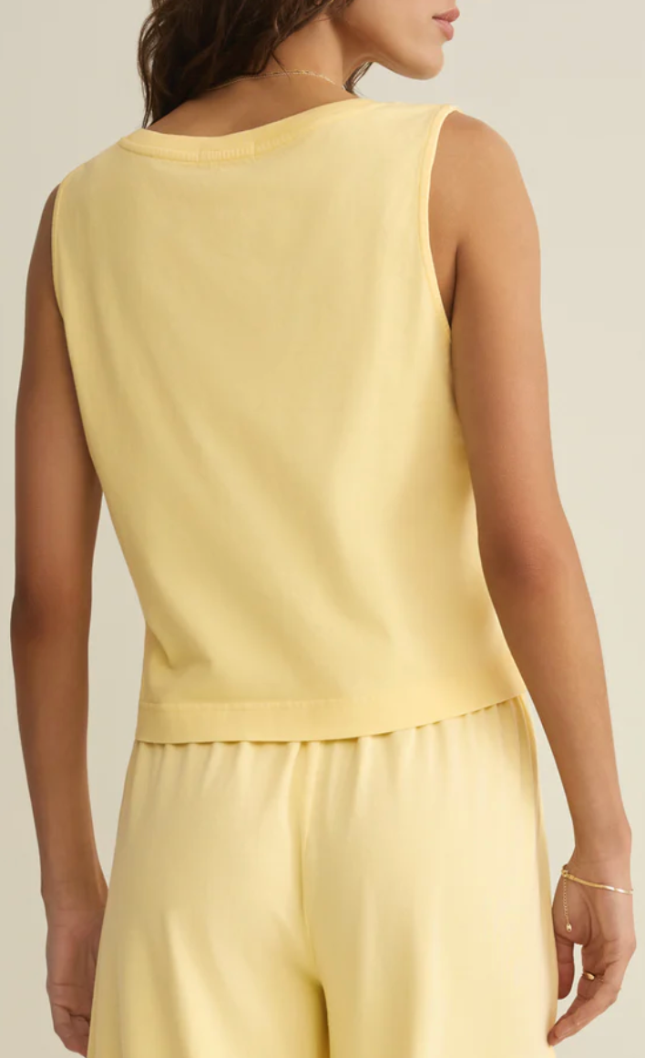 Sloane V-Neck top - Yellow