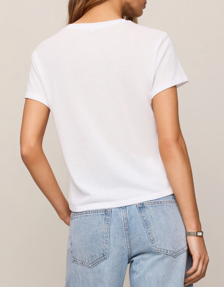 Tourist Knit Jersey Tee - White