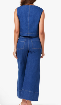 Denver Pintuck Cropped Jeans