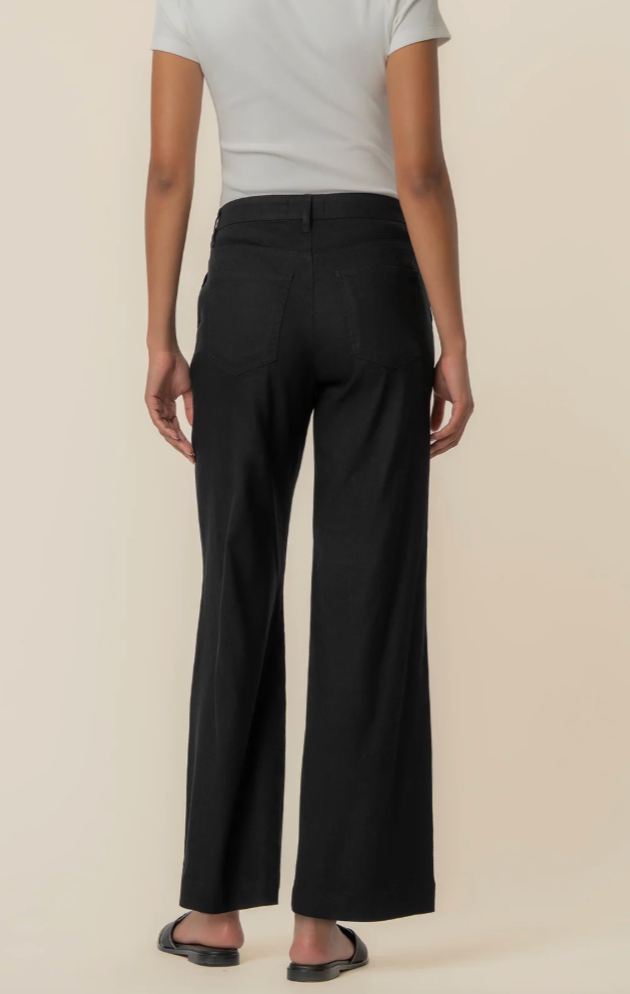 Meg Linen Pants - Black