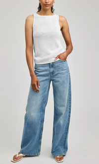 Kelsie Knit Top - White