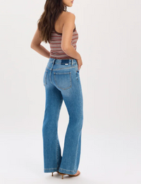 Heartbreaker Mid Rise Flare - Text Me