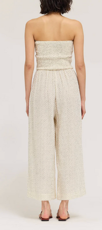Zoe Strapless Jumpsuit - Ivy Floral
