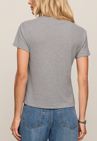 Tourist Knit Jersey Tee - Heather Grey