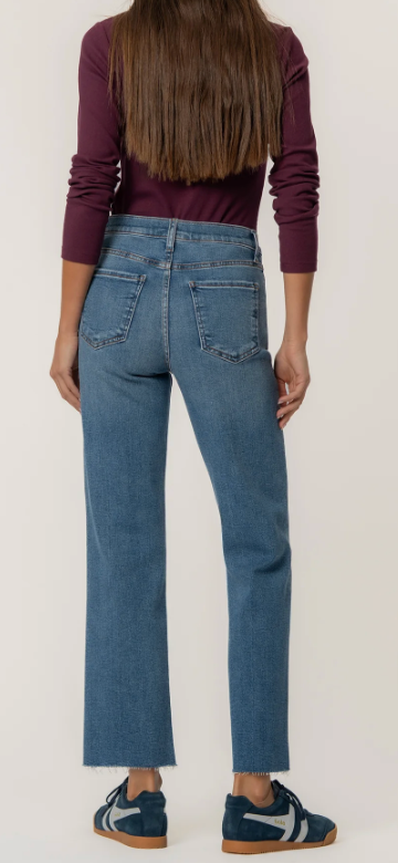 Avery High Rise Straight Leg - Light Wash