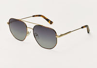 Highway Sunglasses - Gold Tortoise/Grey