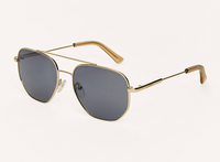 Highway Sunglasses - Gold/Grey