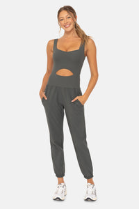 Peaco Keyhole Cut Out Jumpsuit