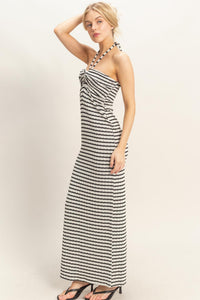 Kamryn Striped Midi Dress
