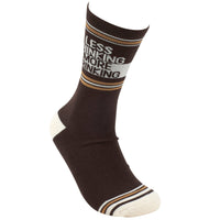 Less Thinking More Drinking Socks