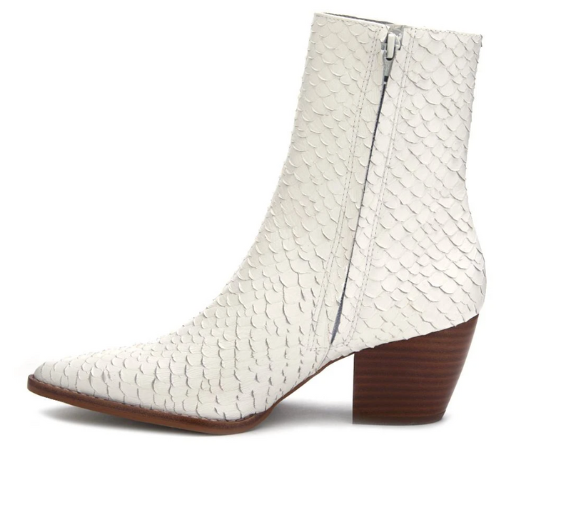 Matisse Caty Leather Bootie White