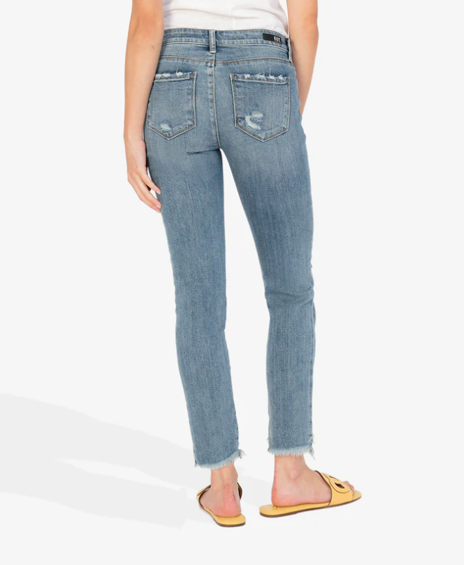 Reese Ankle Straight Jean - Respect Wash